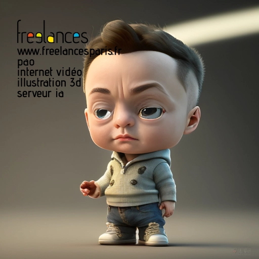 Pao mise en page internet vidéo illustration 3d serveur image IA générative AI freelance paris studio de création magazines 95I23HE0